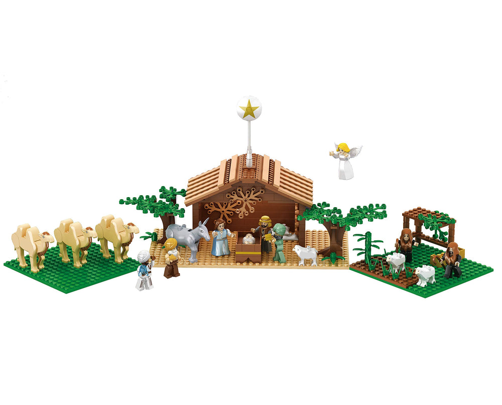 Nativity Bricks Ultimate Play Set durable ABS bricks for safe play