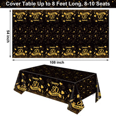 NatNarr disposable birthday tablecloth easy to clean after the celebration