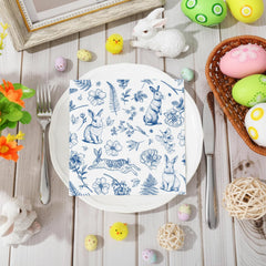 NatNarr pack of 100 Easter napkins supports crowd-friendly gatherings.