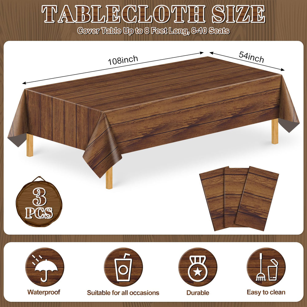 NatNarr wood grain texture close-up shows durable PE surface and easy cleanup.