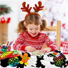 Natonhi Christmas party favors kit includes lanyards and ribbons for gifting.