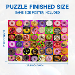 Nattork donuts puzzle family playing together enhances bonding and enjoyment.