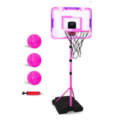 Nattork Kids Basketball Hoop full setup for backyard fun and family games.