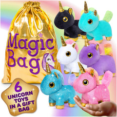 Naturally KIDS pink shiny unicorn plush as a cuddly bedtime friend.