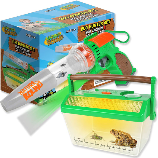 Nature Bound bug catcher vacuum with LED light for evening bug hunts.