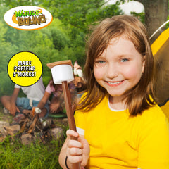 Nature Bound Kids Camping Playset fish and crackers for storytelling snacks outdoors.