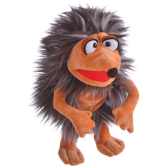 Nature Bound Living Puppets Pik Hedgehog face, inviting soft texture for cozy play