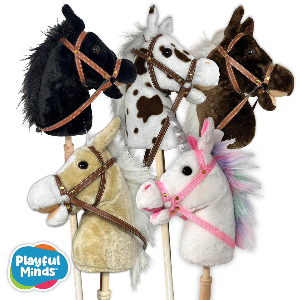 Nature Bound stick horse mane detail with plush texture for cozy touch