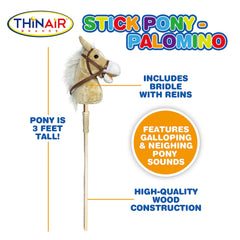 Nature Bound stick horse wooden stick structure highlighting sturdy design