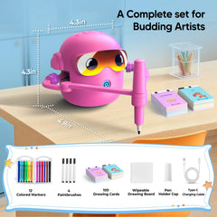 NAUQUOHZ drawing robot in action promotes joyful, screen-free learning moments
