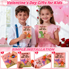 NAWITDA dinosaur Valentines for classroom exchanges and rewards