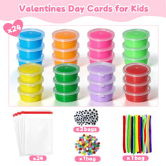 NAXYAN pipe cleaners in bright colors for creative valentines crafts