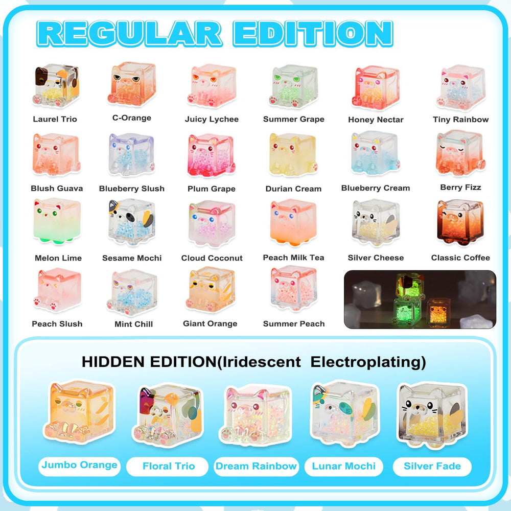 NBBRDDN high-quality PVC mini cats precise colors for display