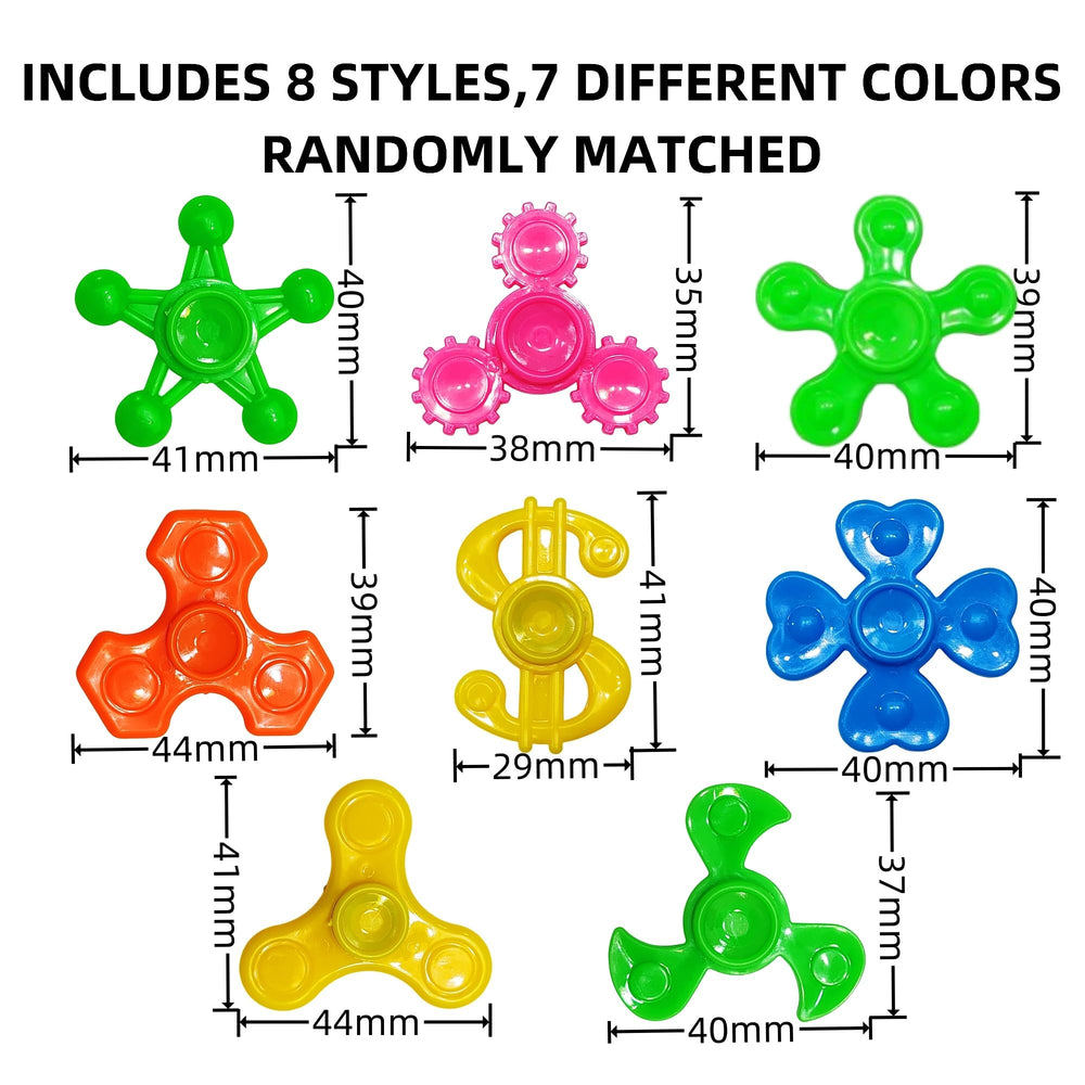 Nbguigdstr fidget spinner with seven colors, ideal for classroom prizes and gift bags