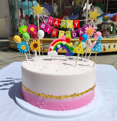 NBHUZEHUA party-ready toppers suited for birthdays, weddings, and gatherings