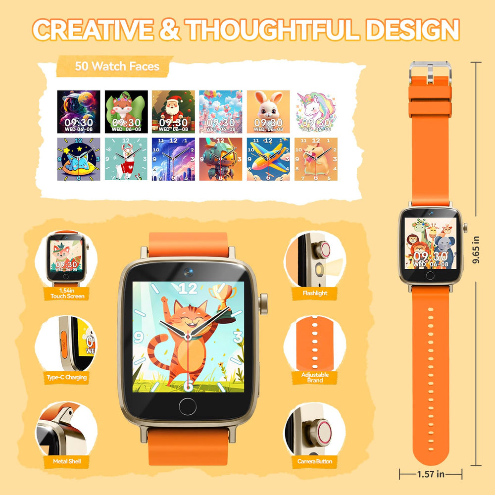 NBKLS Kids Smart Watch built-in music player for kid-friendly playlists