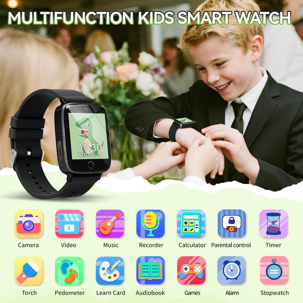 NBKLS Kids Watch wrist fit shown for comfortable all-day wear.