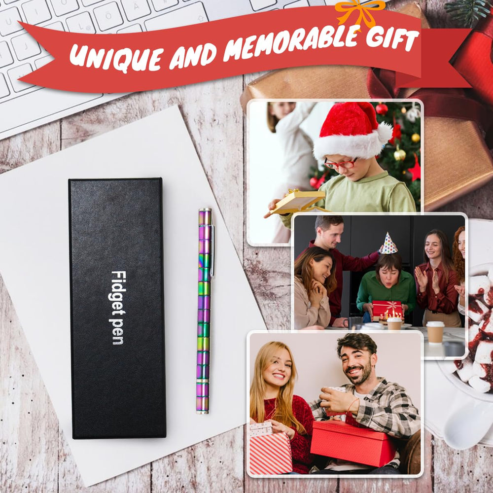NBZXSYMAG Fidget Pen touch nib supports quick touchscreen use.