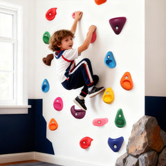 NEATATOU holds supporting up to 230 lbs for family-friendly climbing.