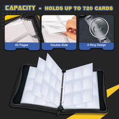 NeatoTek interior emphasizes nine-pocket pages to maximize display space