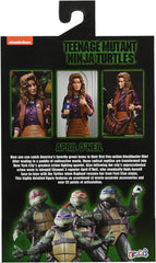 NECA April O'Neil packaging image shows collector-friendly window box