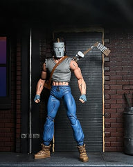 NECA Casey Jones 7-Inch figure bats for versatile combat-ready poses.