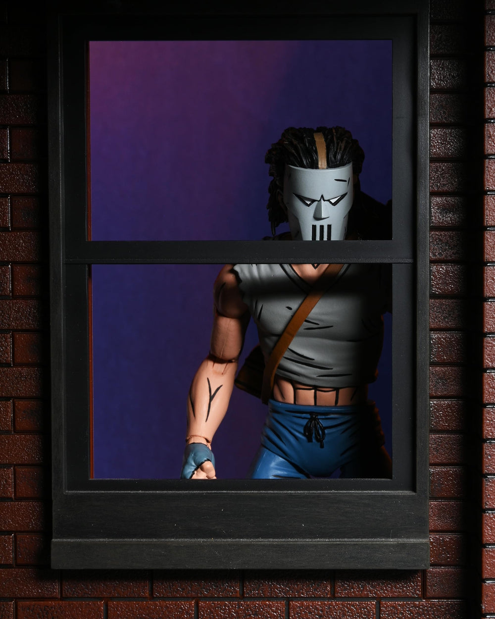 NECA Casey Jones 7-Inch figure golf club for dramatic storytelling displays.