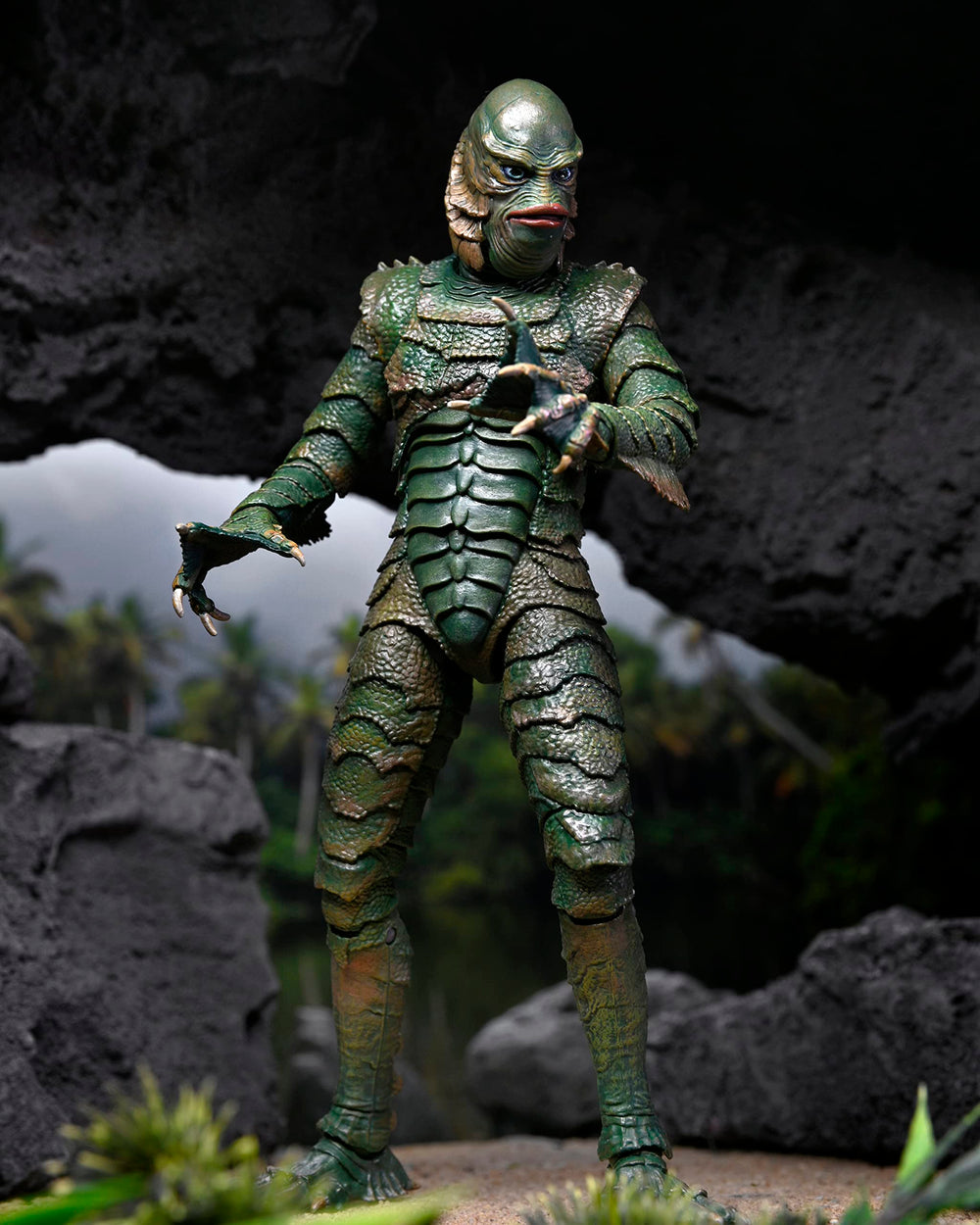 NECA Creature from the Black Lagoon head sculpts provide varied facial expressions