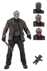 NECA Freddy vs Jason Ultimate Jason figure front view for display and collection.