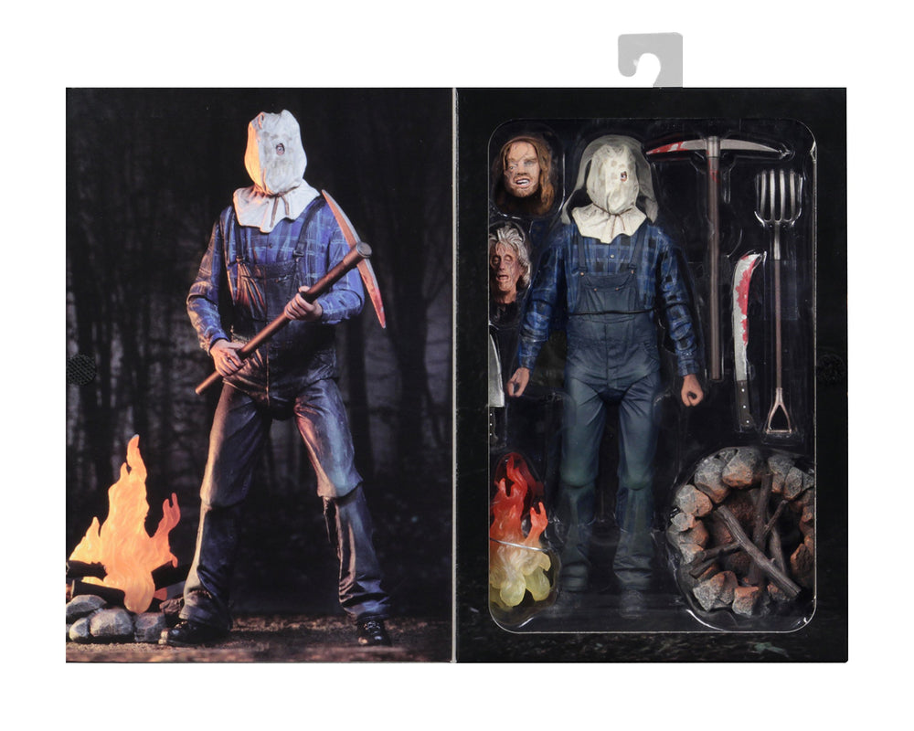 NECA Part 2 Jason figure with campfire accessory for diorama setups