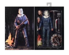 NECA Part 2 Jason figure with campfire accessory for diorama setups