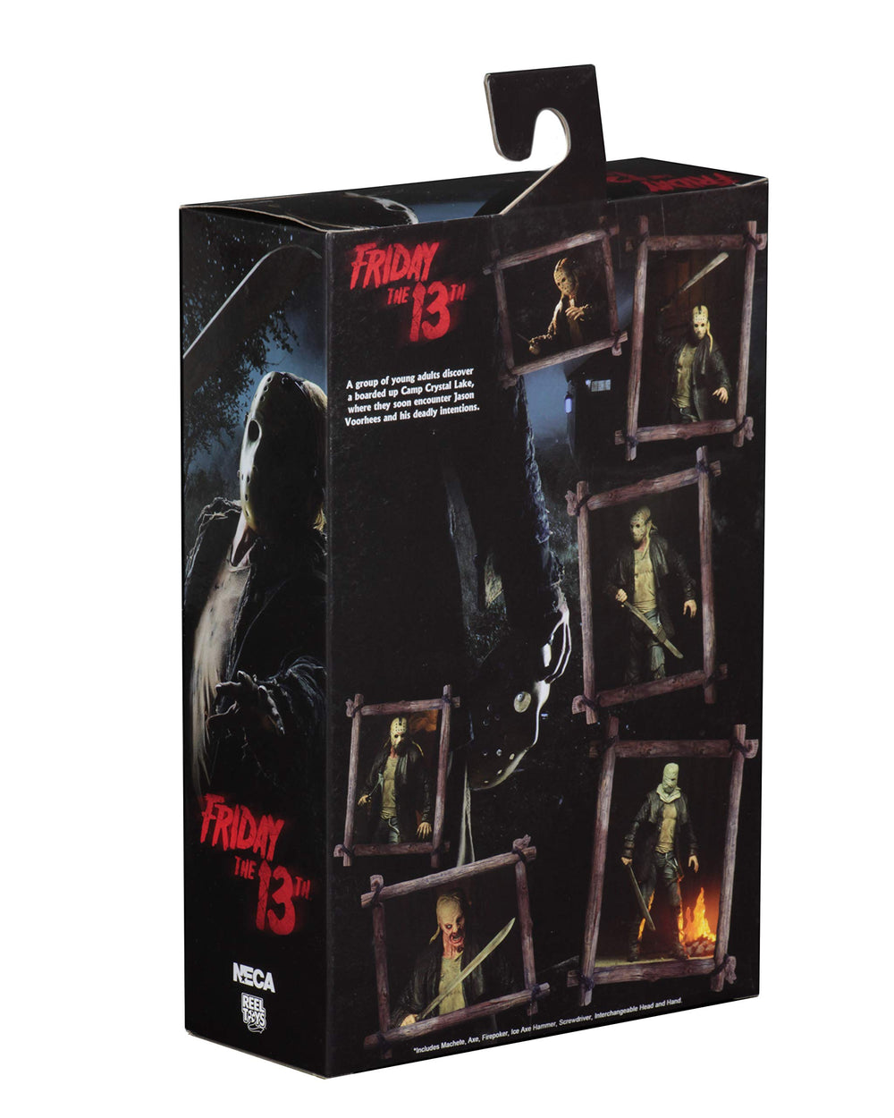 NECA Jason figure including fire poker accessory for dramatic scenes