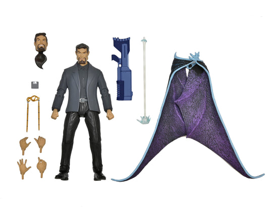 NECA Gargoyles David Xanatos ultimate figure ready for dynamic display and collection.
