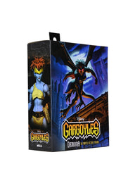 Demona in display-friendly window box packaging with front flap