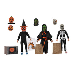 NECA Halloween 3 trick-or-treater figure with interchangeable head for versatile display