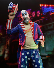 NECA Captain Spaulding figure with highly detailed face sculpt for realism.