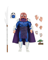 NECA Krang-Shredder figure with alternate head for pose variety