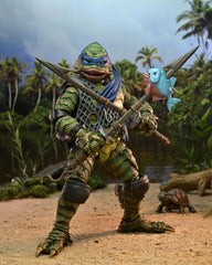 NECA Leonardo Creature includes pet turtle accessory for scene-building