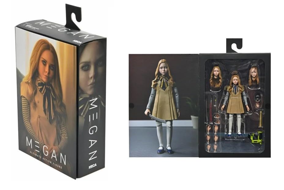 NECA M3GAN Ultimate figure window box presentation ready for display