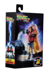 NECA Marty McFly Ultimate figure with hoverboard accessory for action dioramas.