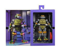 NECA Metalhead opening chest panel reveals plug-in gun