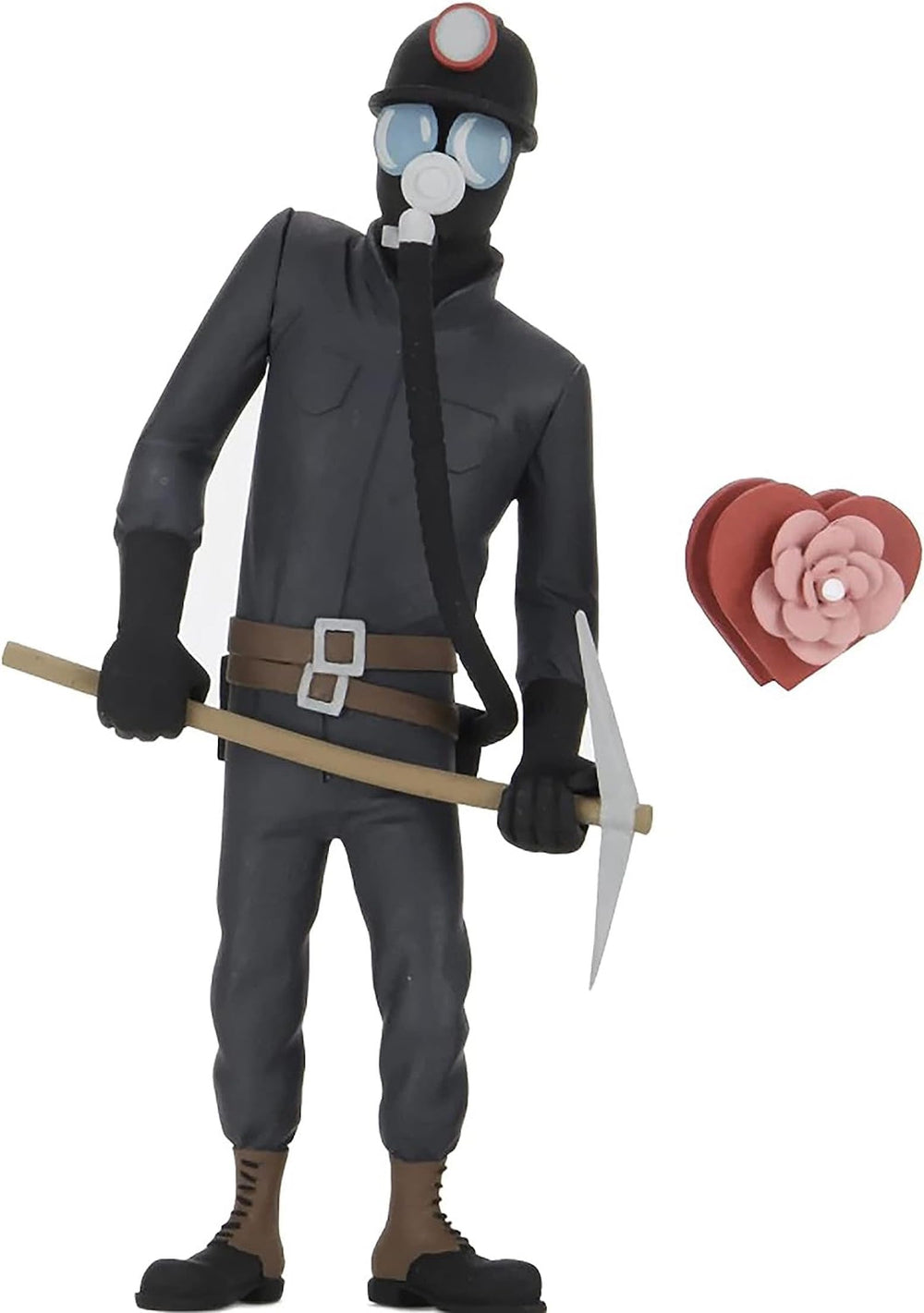 NECA My Bloody Valentine Miner Toony Terror figure in a classic display pose showing the 6-inch scale