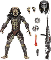 NECA Predator 2 Scout Predator accessories including interchangeable heads and weapons for versatile display