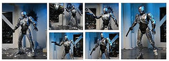 NECA Robocop Auto-9 pistol accessory enhances play scenarios.