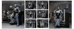NECA Robocop interchangeable data spike fist for action-ready posing.