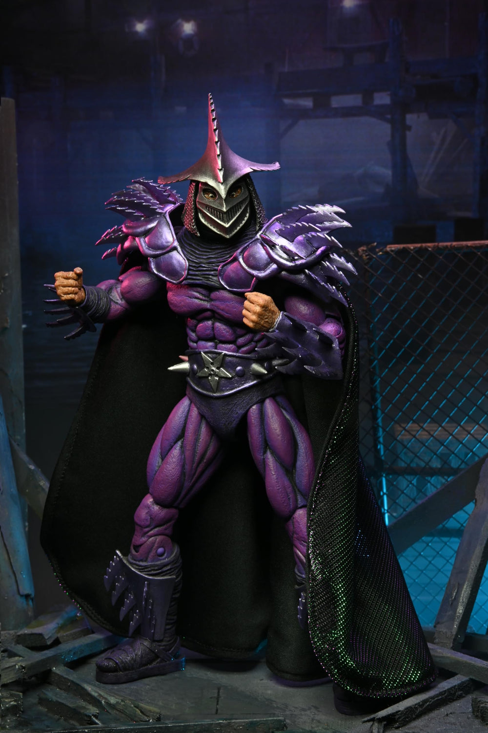 NECA Super Shredder interchangeable hands enable expressive poses for display.