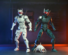 NECA The Last Ronin Synja robots with mouser-bots for diorama scenes