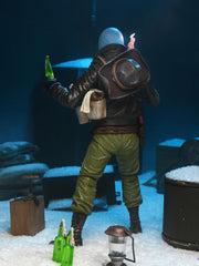 NECA The Thing ULT MacReady with molotov cocktails in harness for dramatic action poses.
