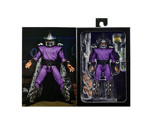 NECA TMNT Shredder armor detail close-up and authenticity.