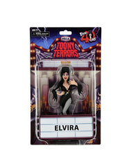 NECA Toony Terrors Elvira figure back view showing details and color